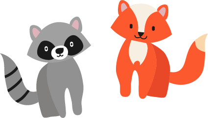 タヌキとキツネの友達